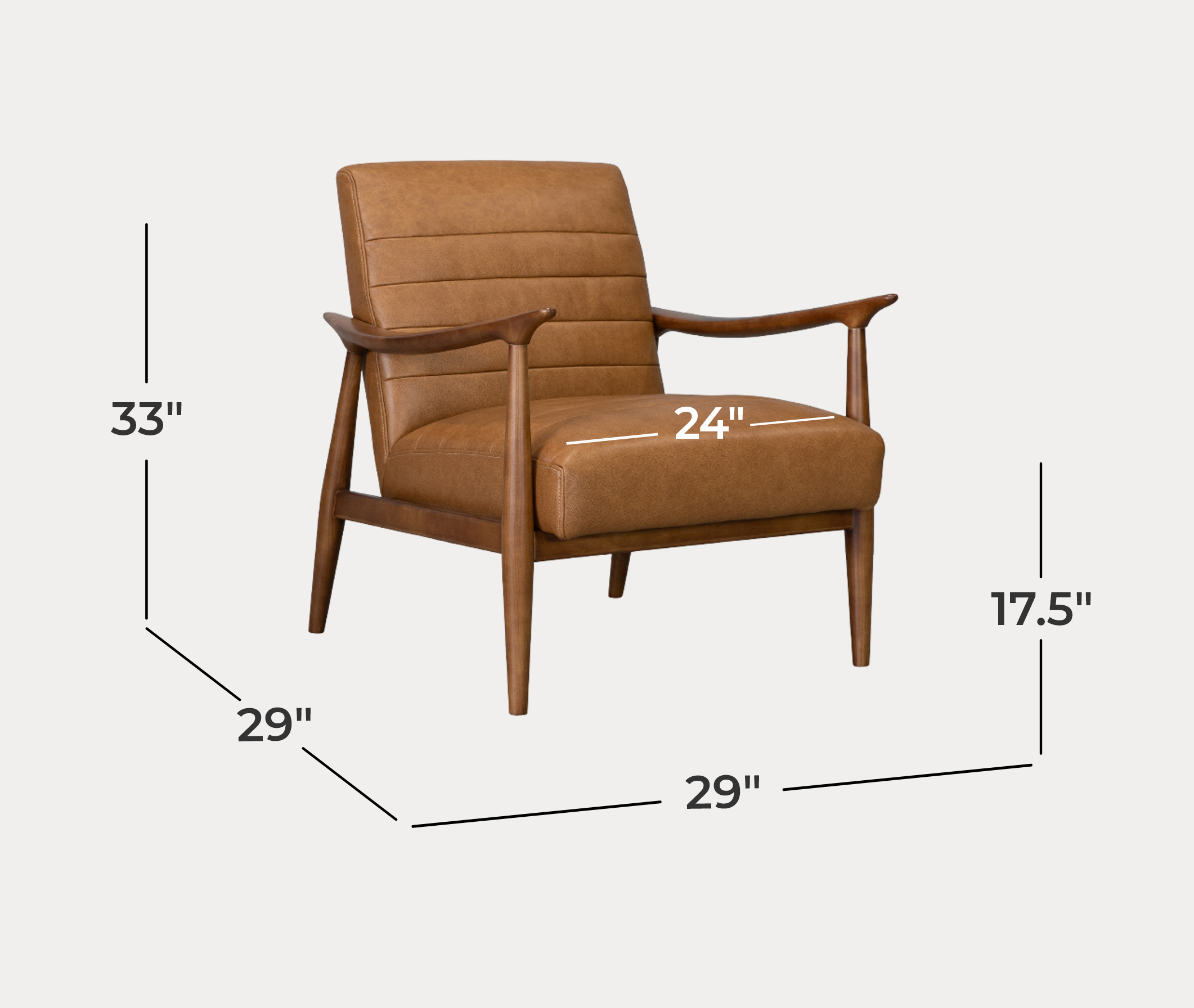 Trevor Chair - Dimensions