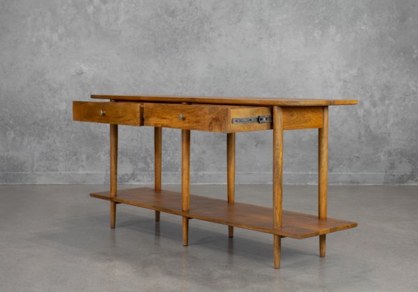 David Mango Wood Console - Drawers
