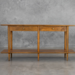David 66" Mango Wood Console Table with Storage