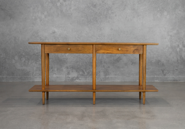 David Mango Wood Console - Front