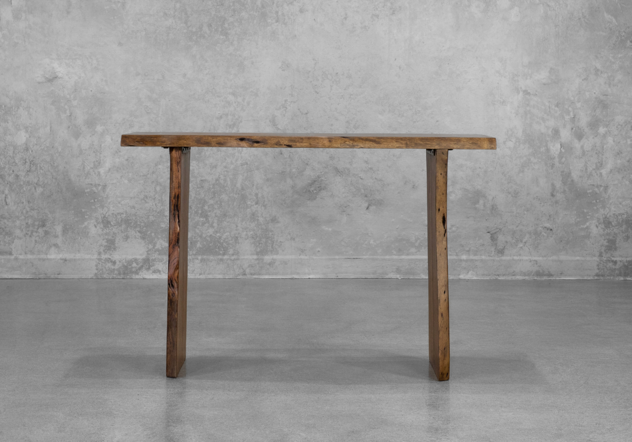Nova Console Table in Washed Walnut - Front Nova Console Table in Washed Walnut - Front