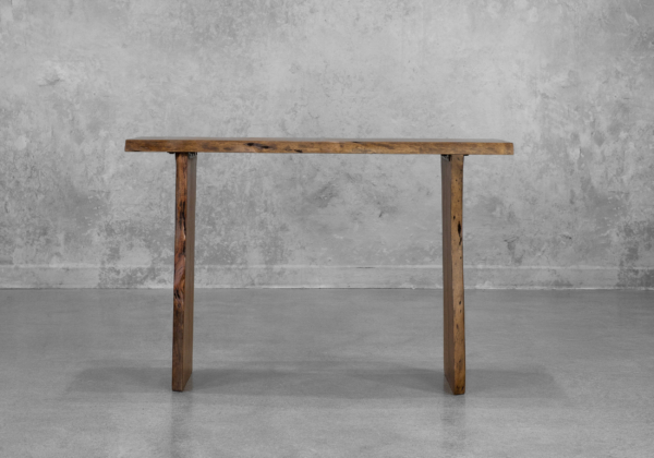 Nova Console Table in Washed Walnut - Front