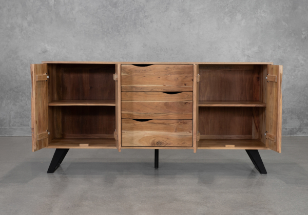 Shinola Acacia Sideboard in Natural - Front - 2