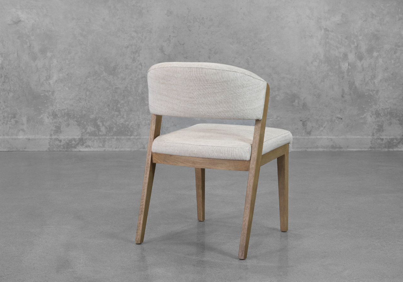 Bruno Dining Chair in Cream - Back