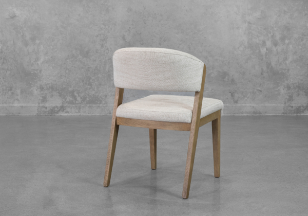 Bruno Dining Chair in Cream - Back