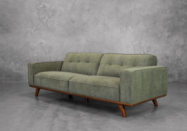 Dalkin Sofa in Green - Angle