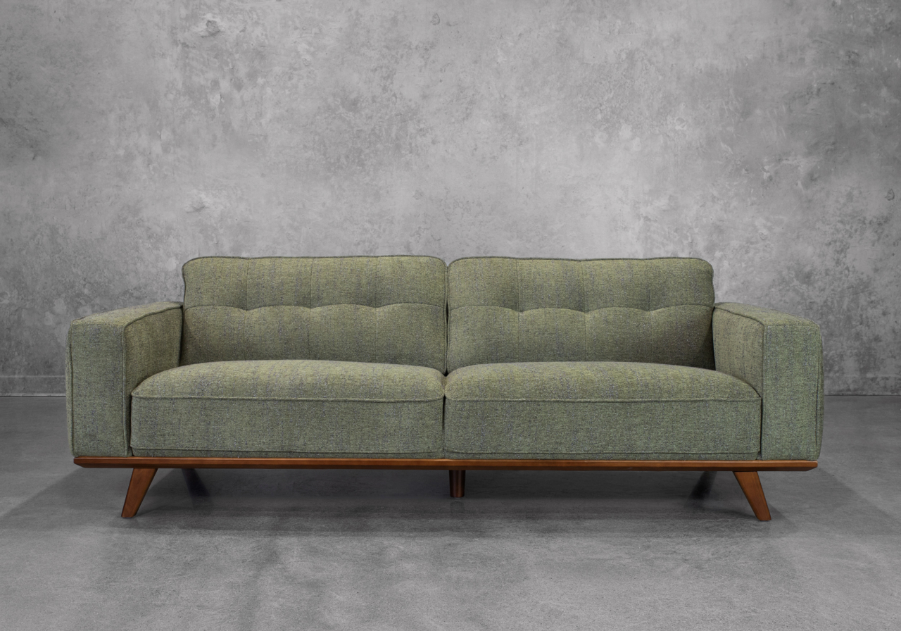 Dalkin Sofa in Green - Front Dalkin Sofa in Green - Front