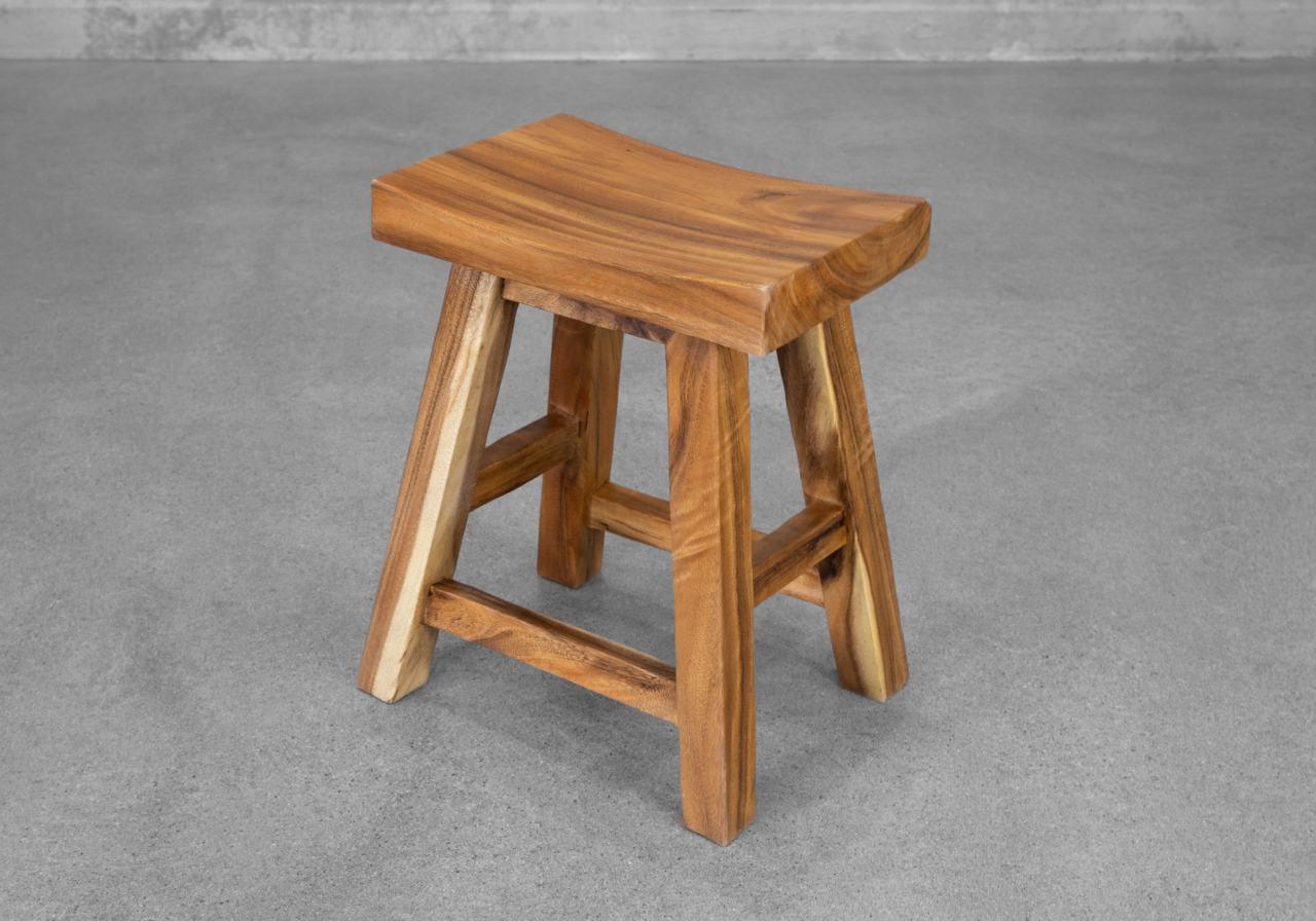 Farey Acacia Wood Stool