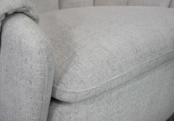 Mosa Wheat Fabric Swivel Chair - Close Up