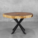 Myla Round Acacia Wood Dining Table
