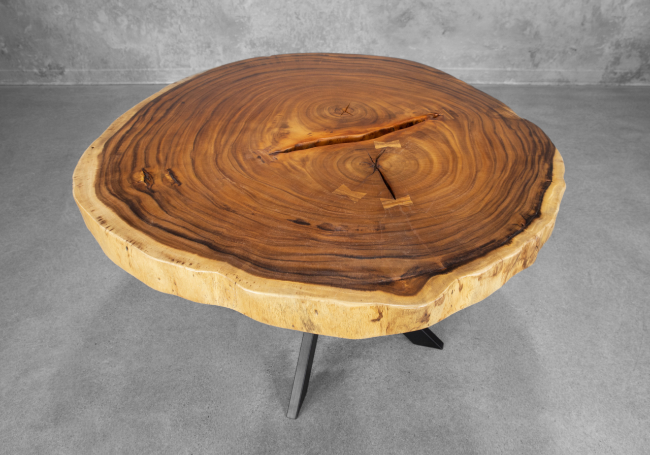 Myla Round Dining Table - Wood Top