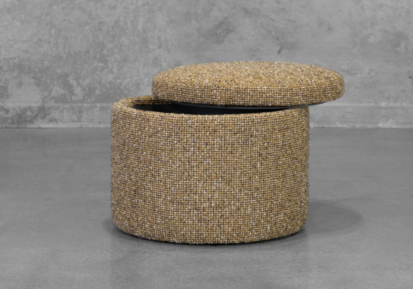 Salman Mustard Storage Ottoman