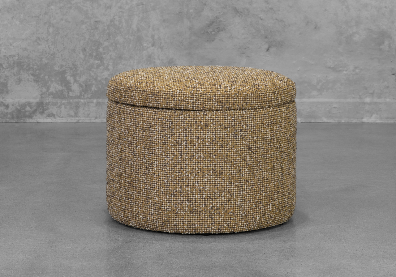 Salman Mustard Storage Ottoman - Featured Salman Mustard Storage Ottoman - Featured