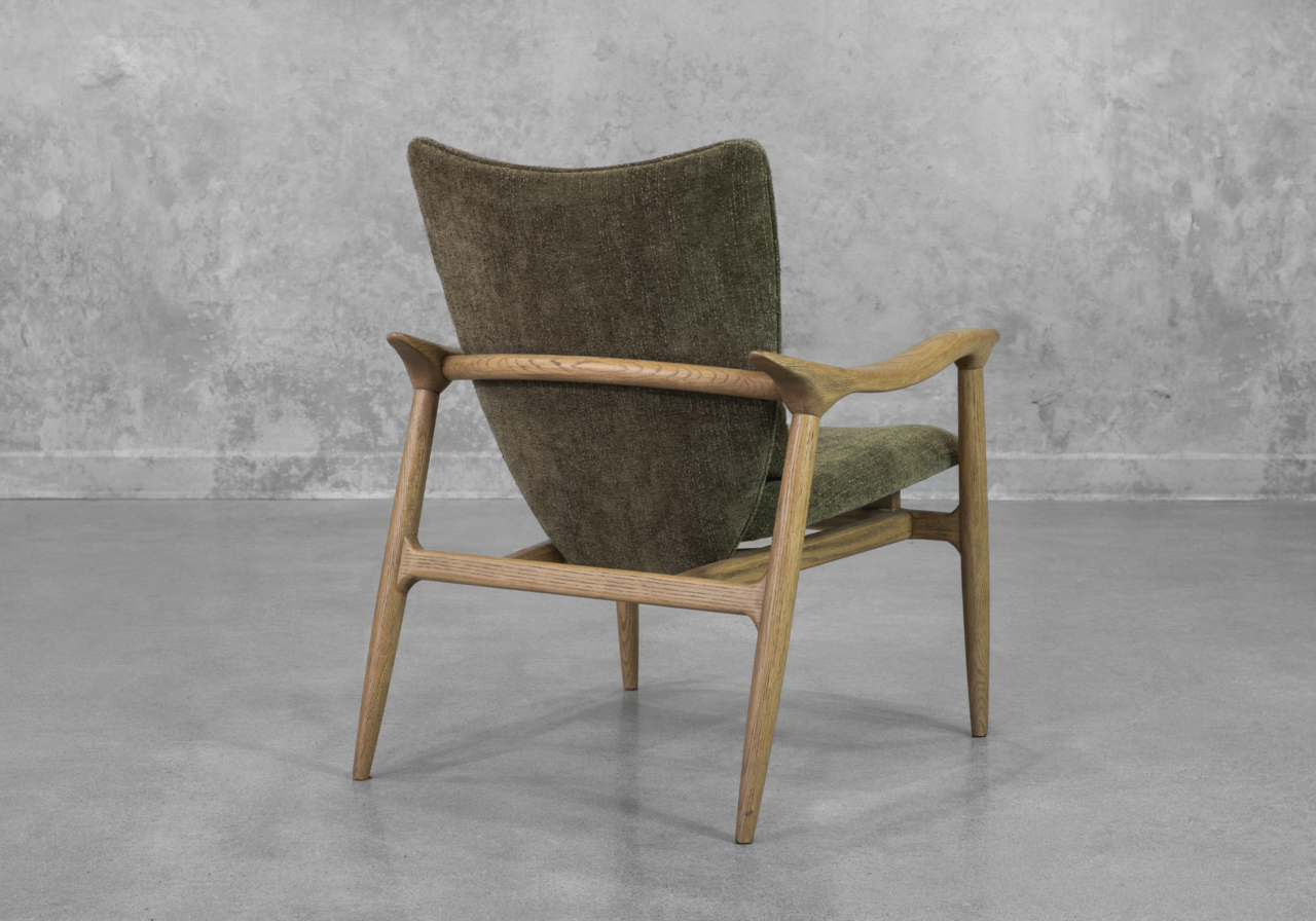 Tonio Accent Chair in Green - Back