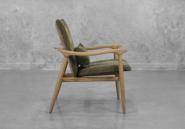 Tonio Accent Chair in Green - Side