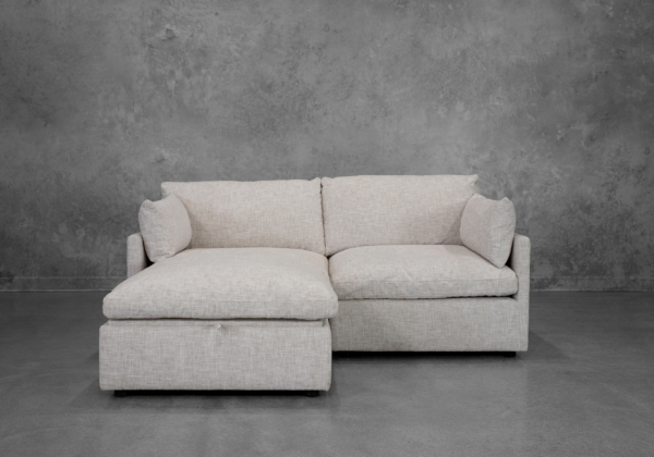 Bingo Sectional Sofa in Cream - Front