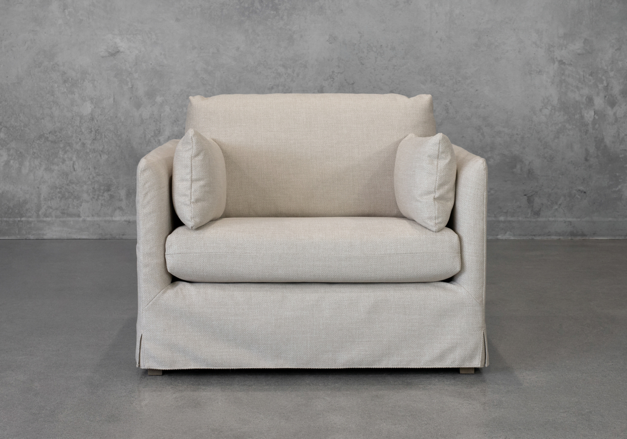Azula Armchair in Cream P762 - Front Azula Armchair in Cream P762 - Front