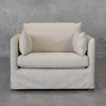 Azula Fabric Armchair in Cream