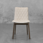 Dimas Cream Fabric Dining Chair