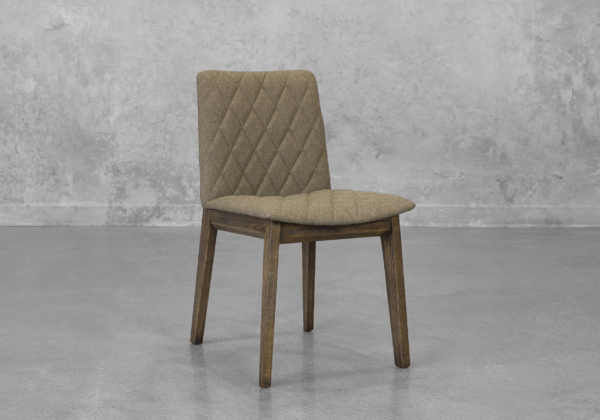 Dimas Dining Chair in Brown - Angle