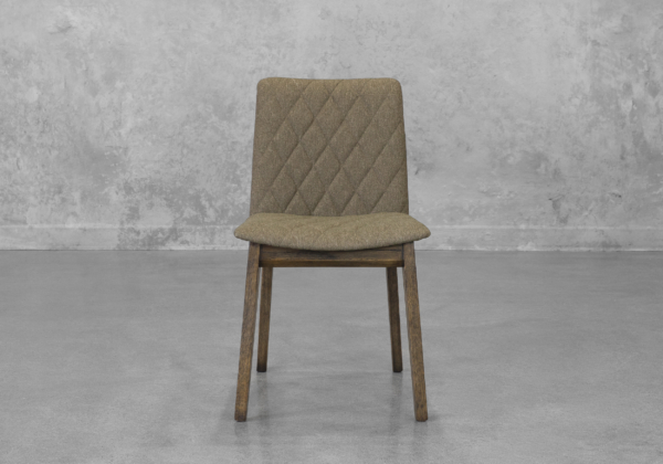 Dimas Dining Chair in Brown - Front