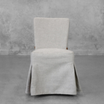 Melo Fabric Dining Chair in Cream