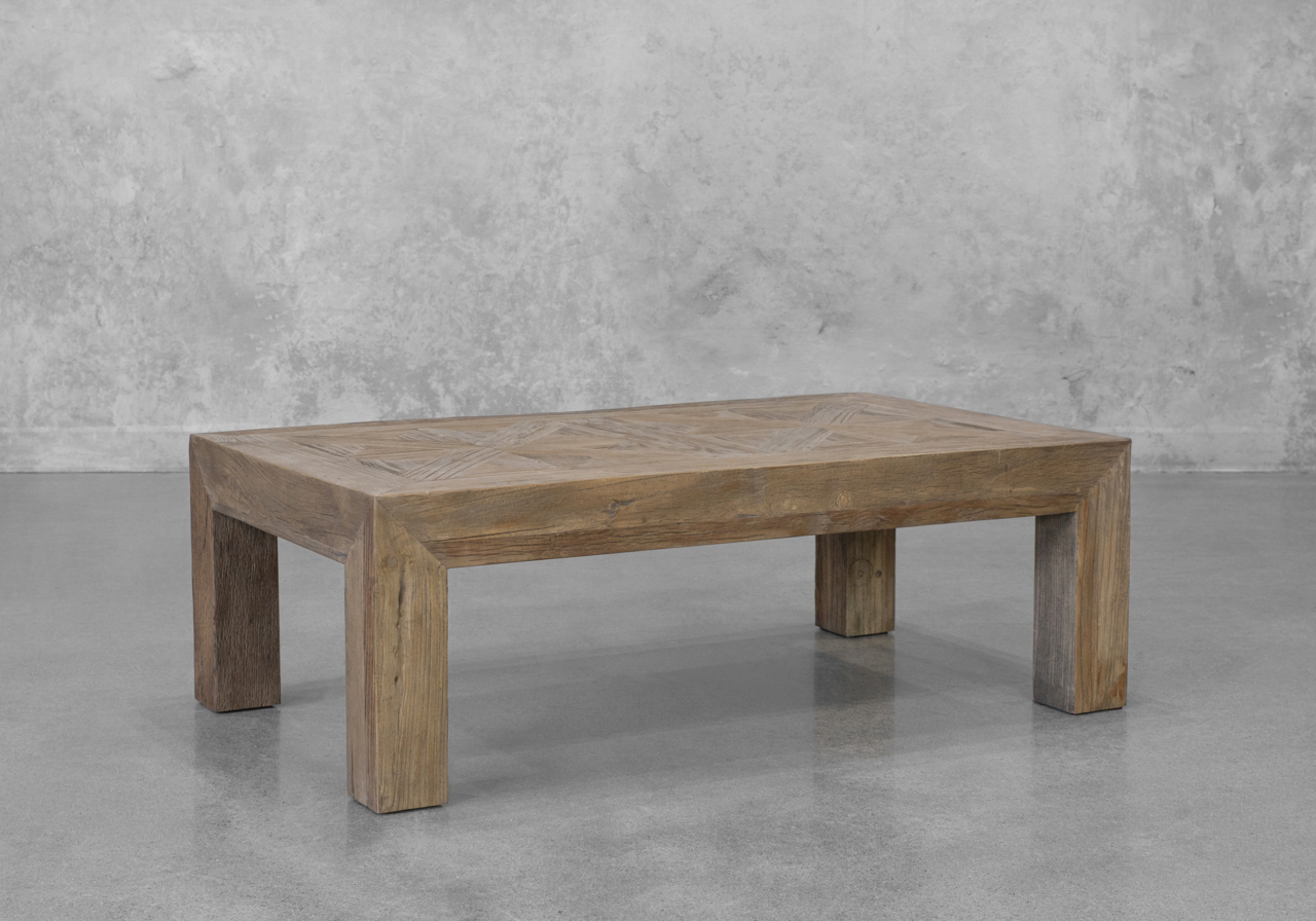 Seda Wood Coffee Table - Angle