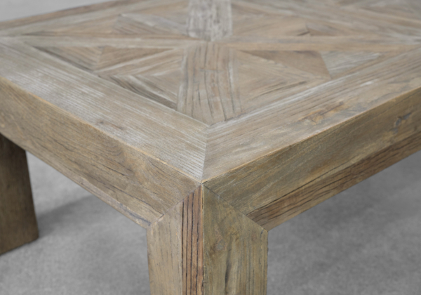 Seda Wood Coffee Table - Close Up