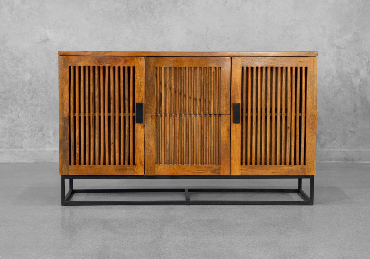 Space Cognac Sideboard - Front Space Cognac Sideboard - Front