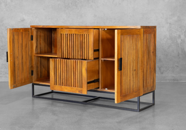 Space Cognac Sideboard - Angle
