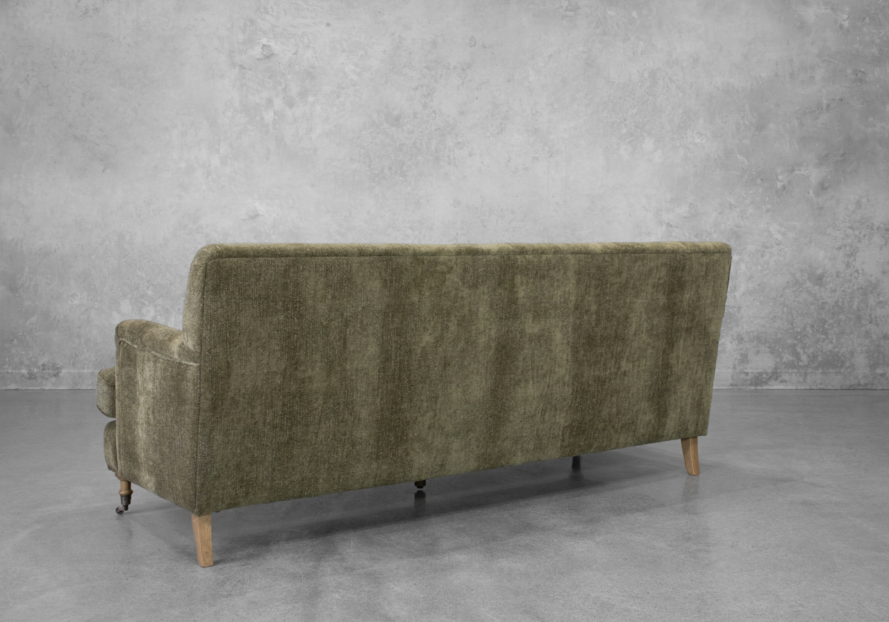 Vitor Green Fabric Sofa - Back