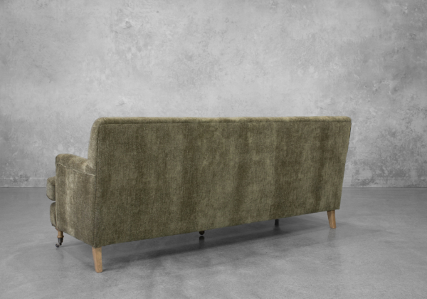 Vitor Green Fabric Sofa - Back