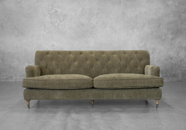Vitor Green Fabric Sofa - Front