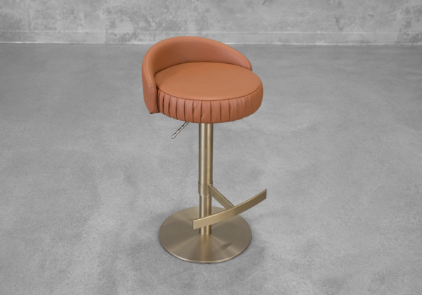 Felic Tan Faux Leather Counter Stool