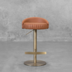 Felic Tan Faux Leather Counter Stool