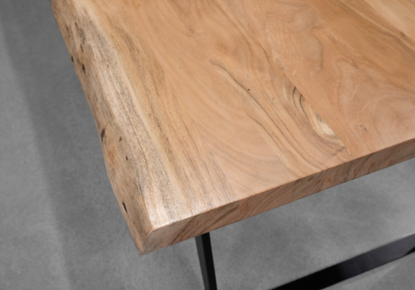 Shinola Large Dining Table in Natural - Close Up