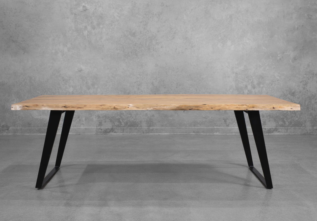 Shinola Large Dining Table in Natural - Front Shinola Large Dining Table in Natural - Front