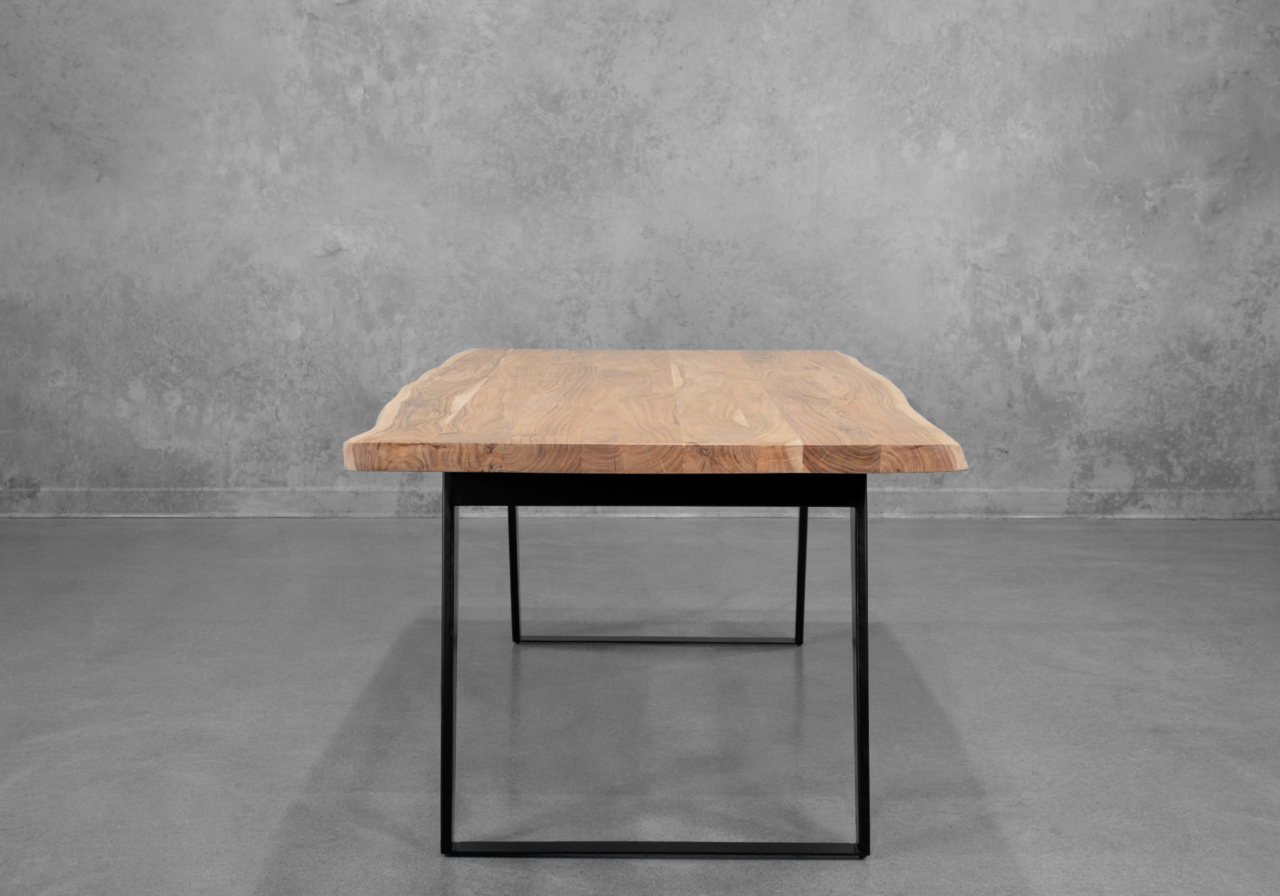 Shinola Medium Dining Table in Natural - End