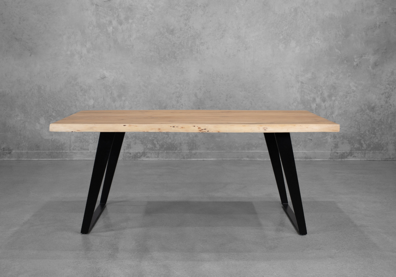 Shinola Medium Dining Table in Natural - Front Shinola Medium Dining Table in Natural - Front