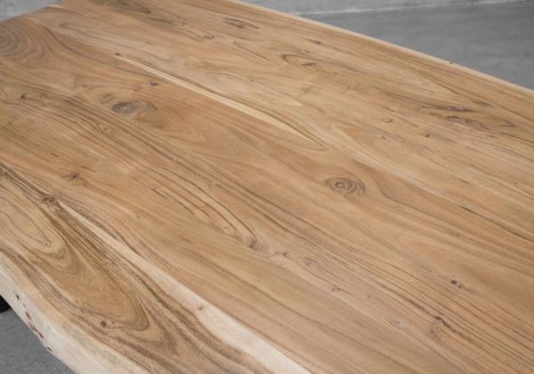 Shinola Medium Dining Table in Natural - Close Up