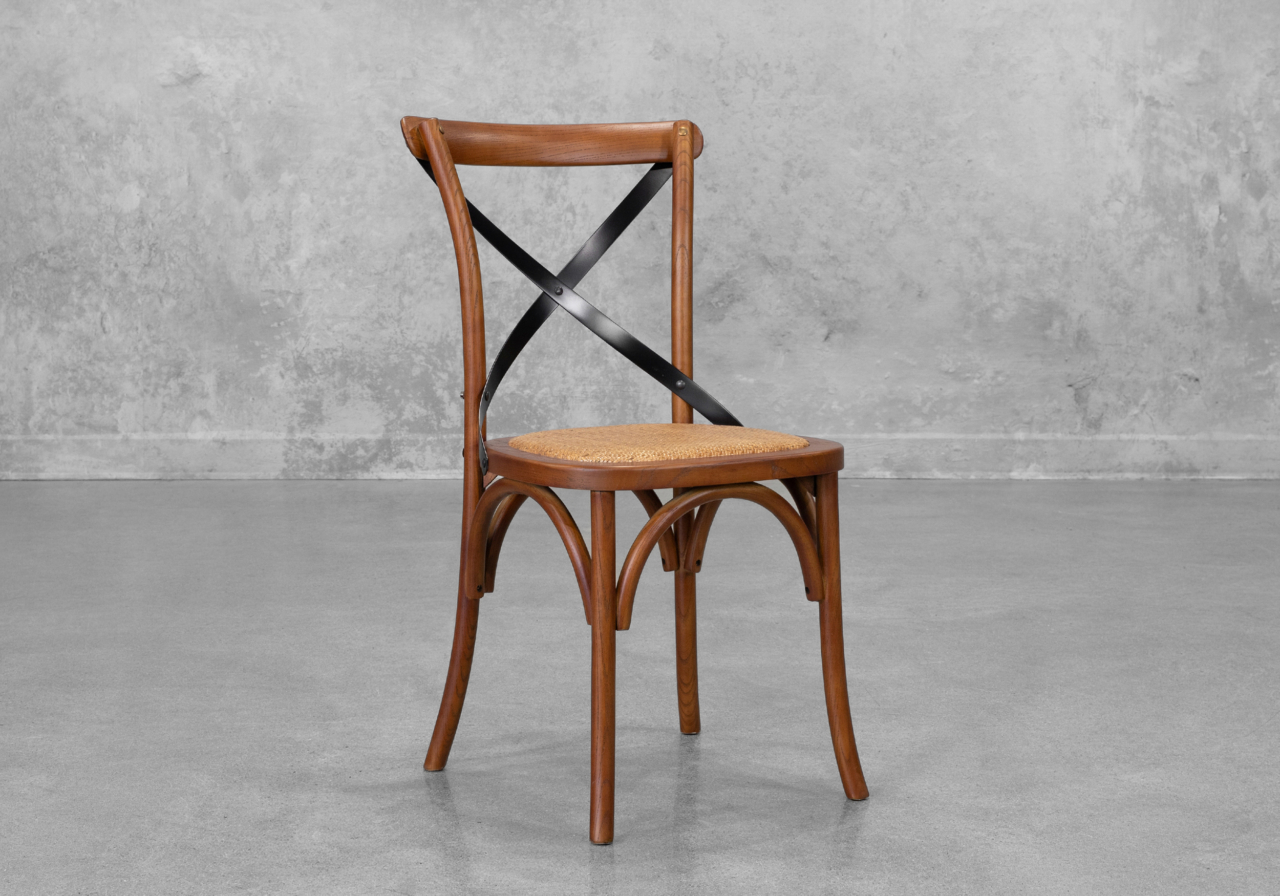 Avenue Walnut Dining Chair - Angle
