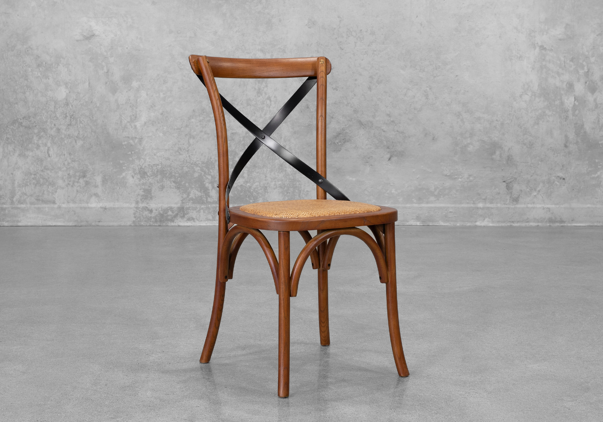 Avenue Walnut Dining Chair - Angle