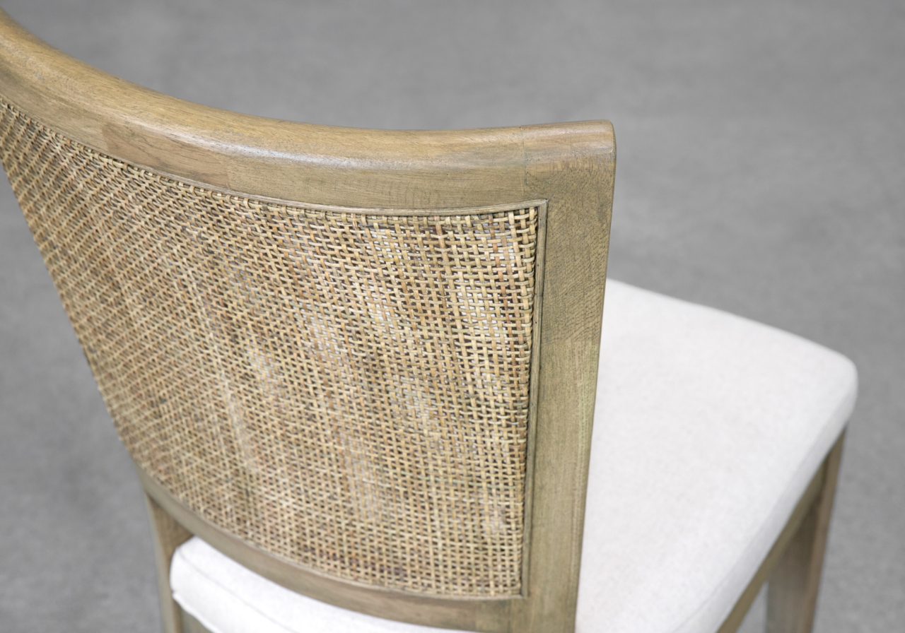 Ayla Wood Dining Chair - Close Up