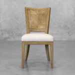 Ayla Fabric Dining Chair in Beige