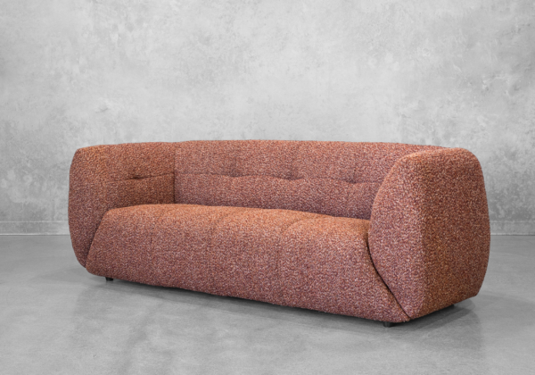 Bobo Fabric Sectional in Sunset - Angle