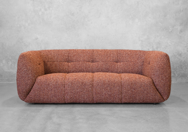 Bobo Fabric Sectional in Sunset - Front