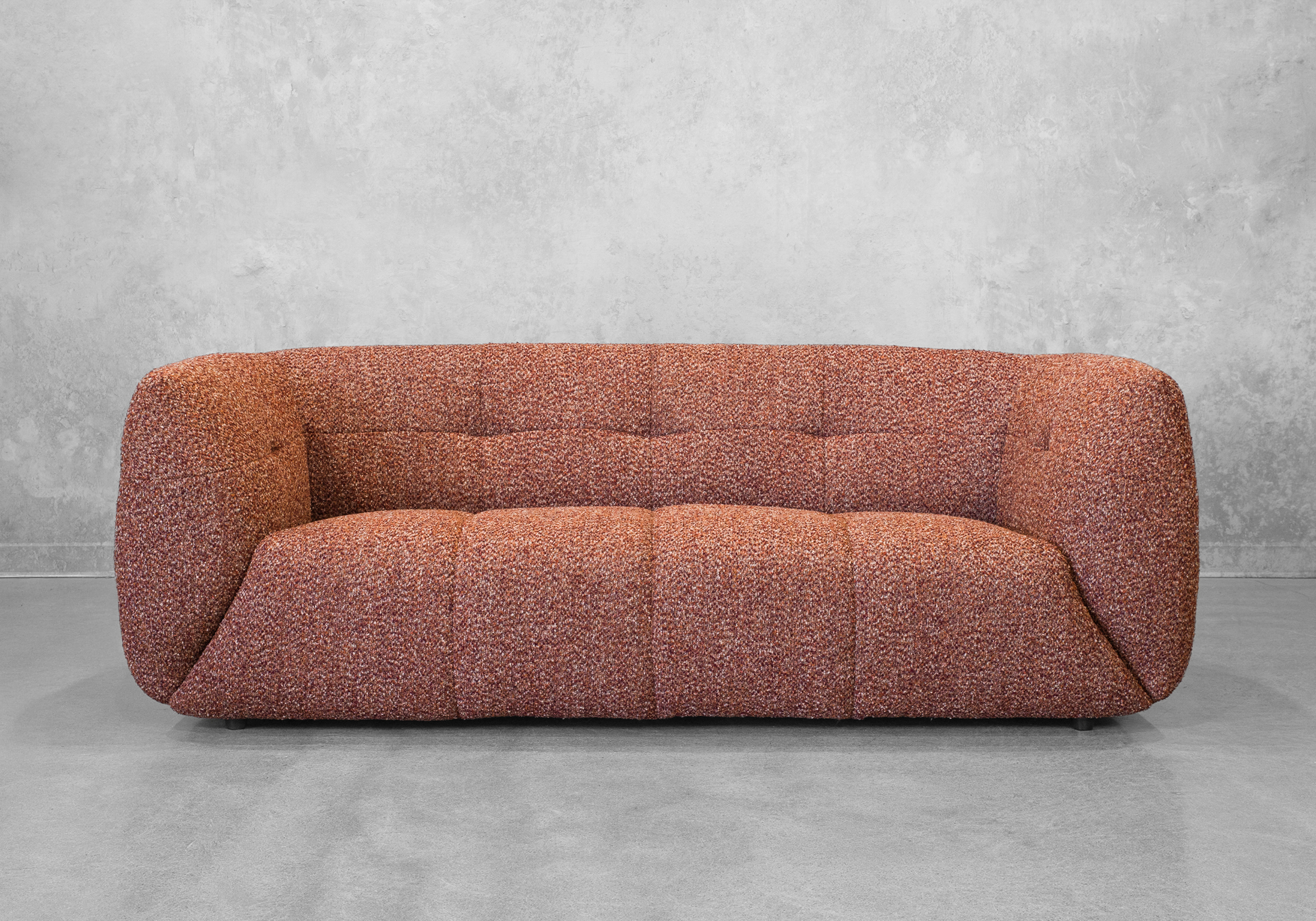 Bobo Fabric Sectional in Sunset - Front