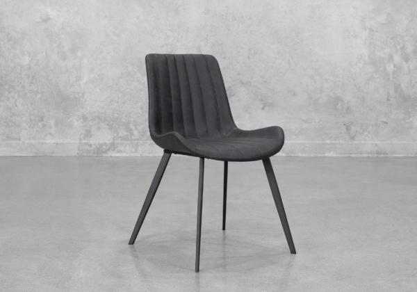 Chan Hype Dining Chair in Raven Black - Angle