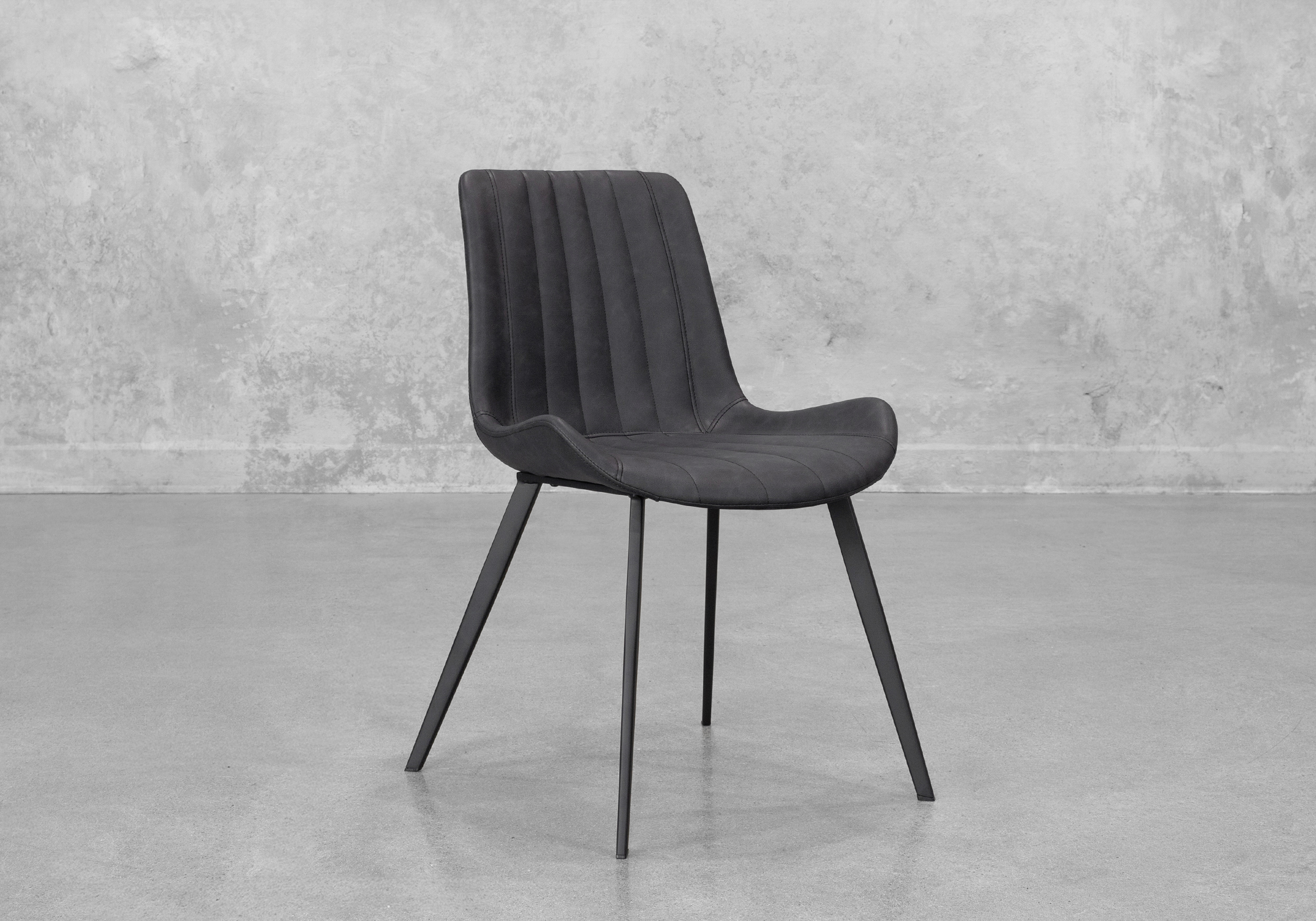 Chan Hype Dining Chair in Raven Black - Angle