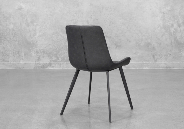 Chan Hype Dining Chair in Raven Black - Back
